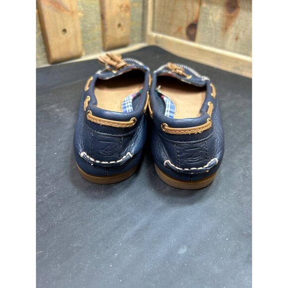 Sperry Womens Blue Leather Tassel Loafers Size 6 - Picture 4 of 8